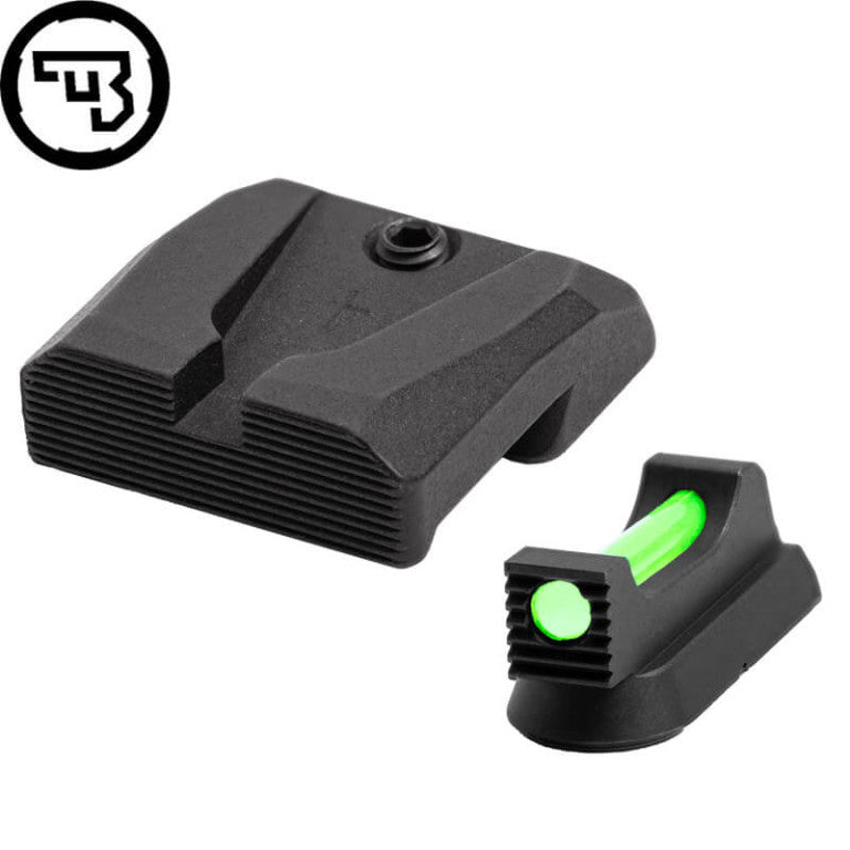 CZ 75B, CZ P-01, CZ 75 SP-01 fixed sight set with fiber optics | type A