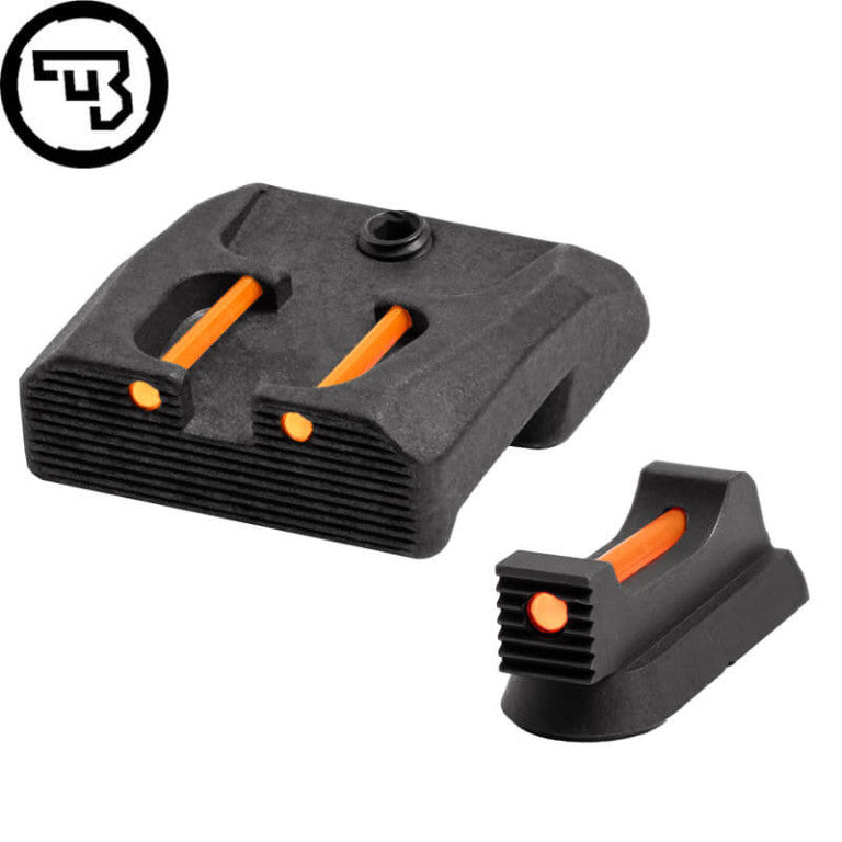 CZ 75B, CZ P-01, CZ 75 SP-01 fixed sight set with fiber optics | type B