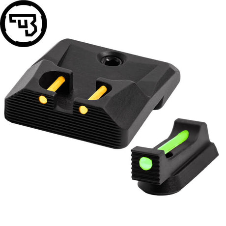 CZ P-10 fixed sight set with fiber optics | type B