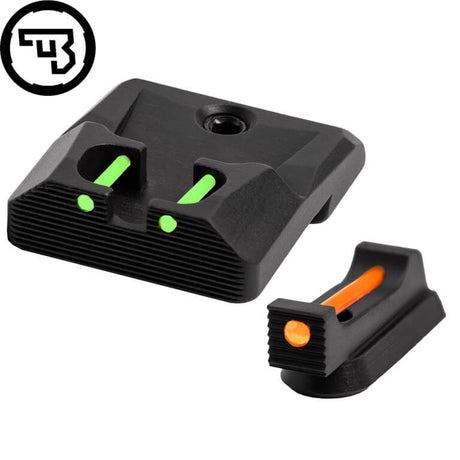 CZ P-10 fixed sight set with fiber optics | type B