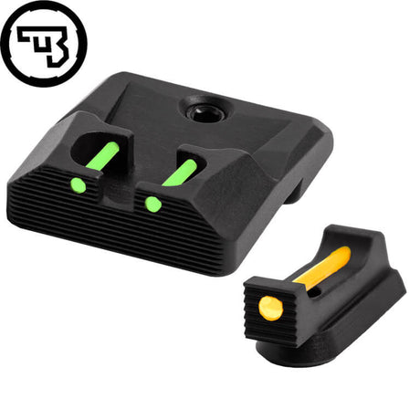 CZ P-10 fixed sight set with fiber optics | type B