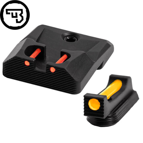 CZ P-10 fixed sight set with fiber optics | type B