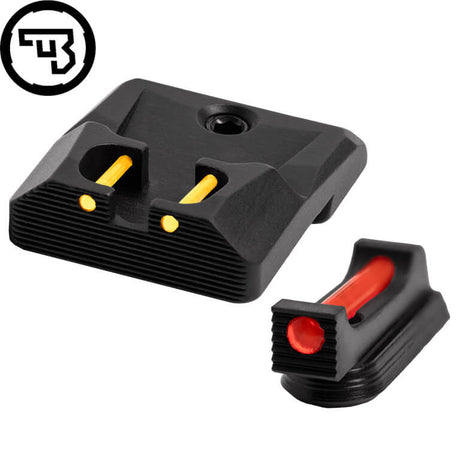 CZ P-10 fixed sight set with fiber optics | type B