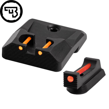 CZ P-10 fixed sight set with fiber optics | type B