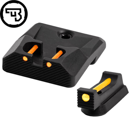 CZ P-10 fixed sight set with fiber optics | type B