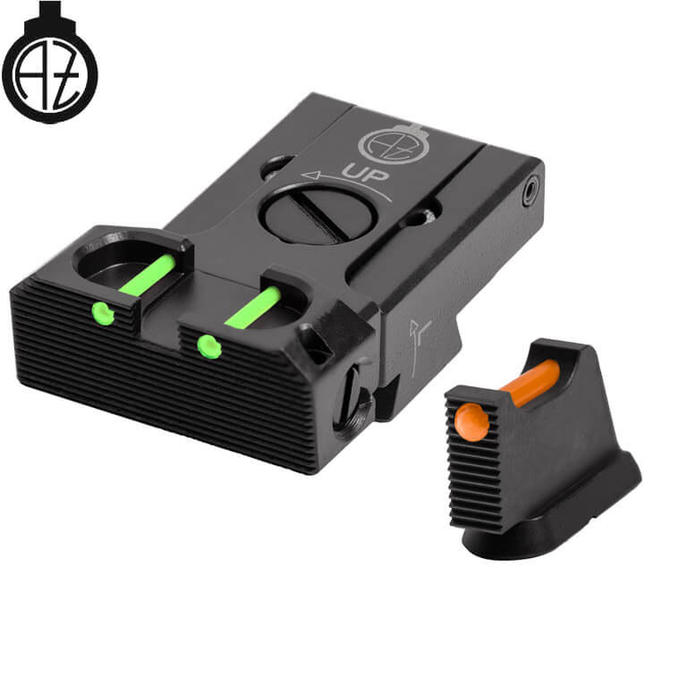 CZ 75B, CZ P-01, CZ 75 SP-01 adjustable sight set with fiber optics | type B
