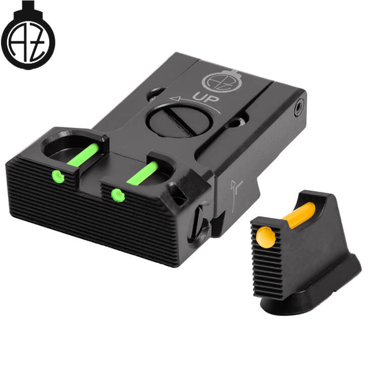 CZ 75B, CZ P-01, CZ 75 SP-01 adjustable sight set with fiber optics | type B