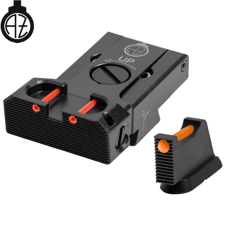 CZ 75B, CZ P-01, CZ 75 SP-01 adjustable sight set with fiber optics | type B