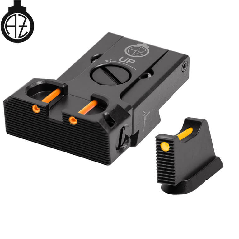 CZ 75B, CZ P-01, CZ 75 SP-01 adjustable sight set with fiber optics | type B