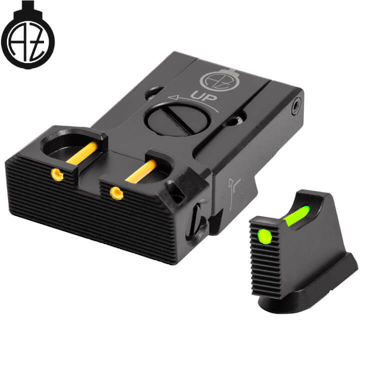 CZ 75B, CZ P-01, CZ 75 SP-01 adjustable sight set with fiber optics | type B
