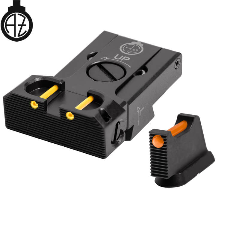 CZ 75B, CZ P-01, CZ 75 SP-01 adjustable sight set with fiber optics | type B