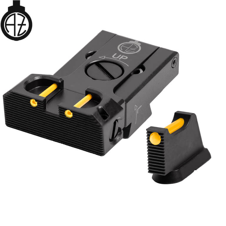 CZ 75B, CZ P-01, CZ 75 SP-01 adjustable sight set with fiber optics | type B