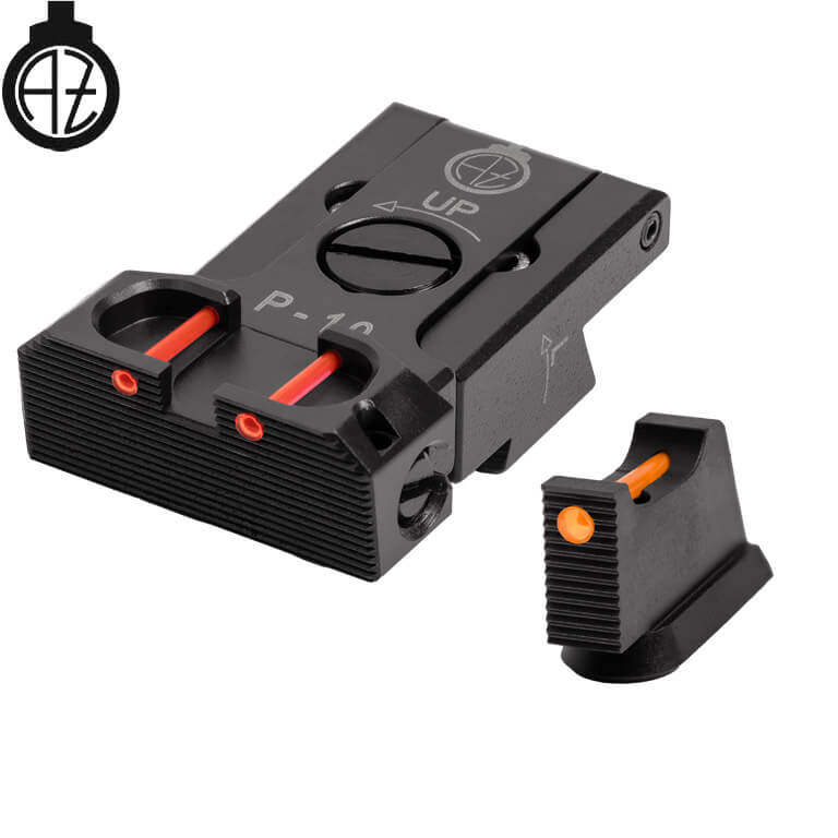CZ P-10 adjustable sight set with fiber optics | type B