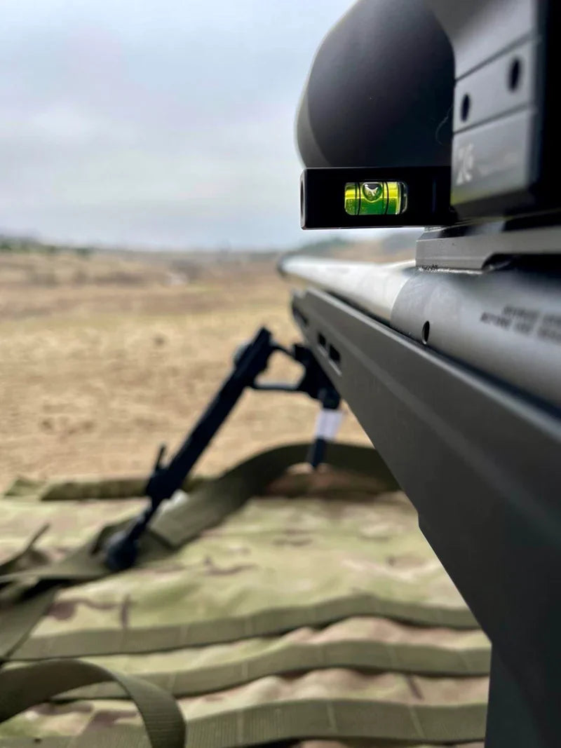Side bubble level for rifle scope | Picatinny base