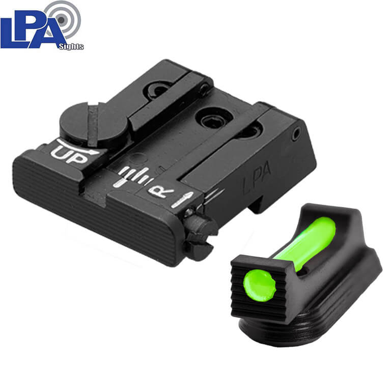 CZ P-10 adjustable sight set with fiber optics | LPA