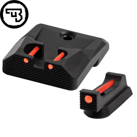 CZ P-10 fixed sight set with fiber optics | type B