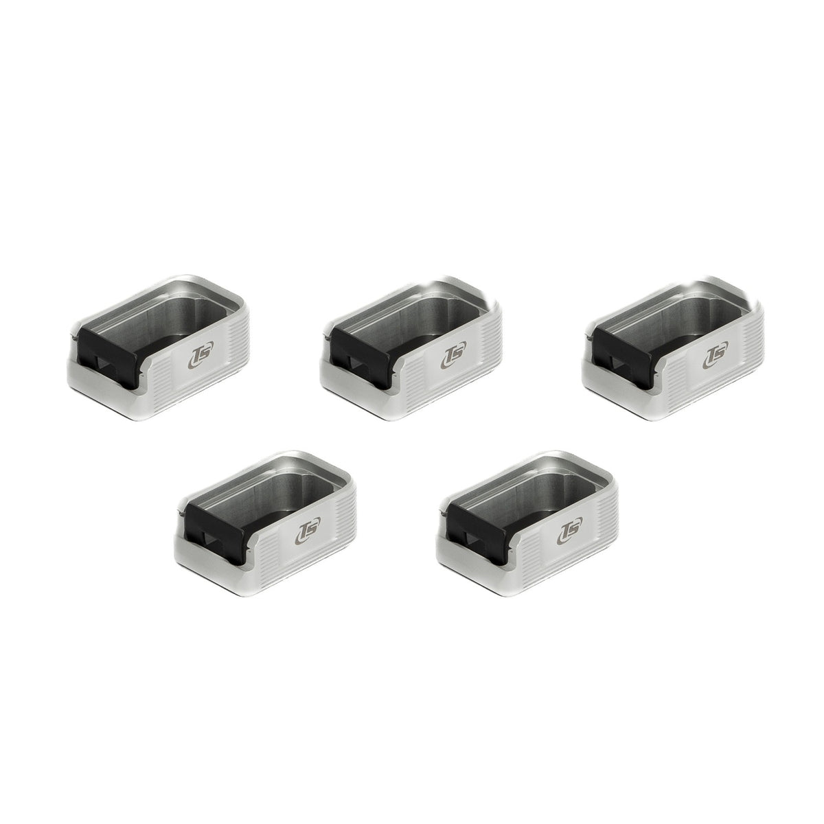 CZ Shadow 2, CZ 75 & SP-01 alu base pads TS - set of 5 pcs | +2 rounds