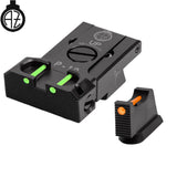 CZ P-10 adjustable sights | fiber optic B