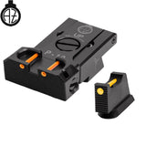 CZ P-10 adjustable sights | fiber optic B