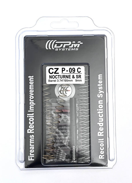 CZ P-09C Nocturne recoil reduction system DPM