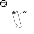 CZ P-01, CZ 75 Compact main spring plug [without lanyard loop] | part #22
