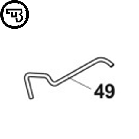 CZ P-07, CZ P-09 trigger bar spring | part #49