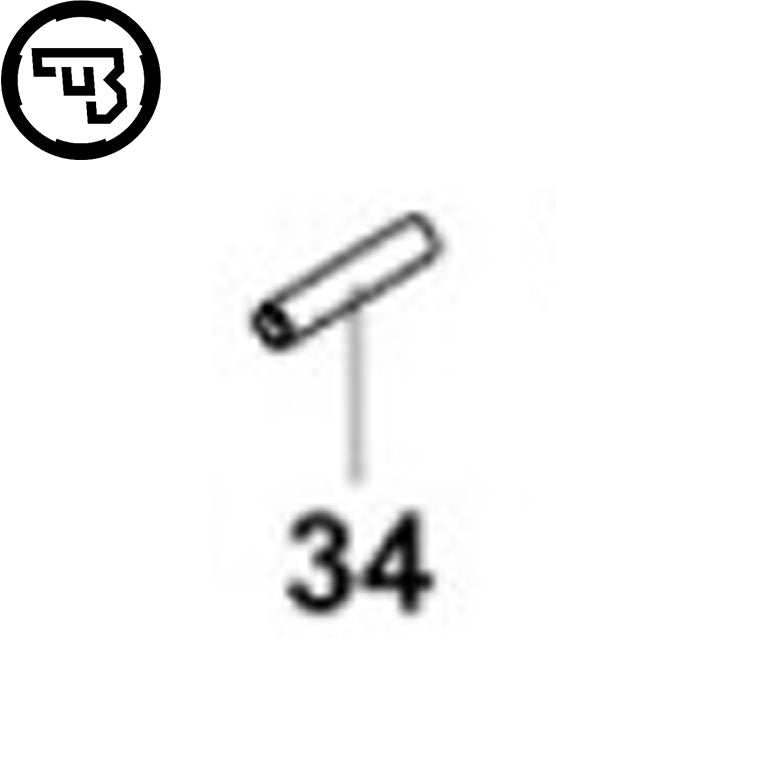 CZ P-10 trigger safety pin | part #34