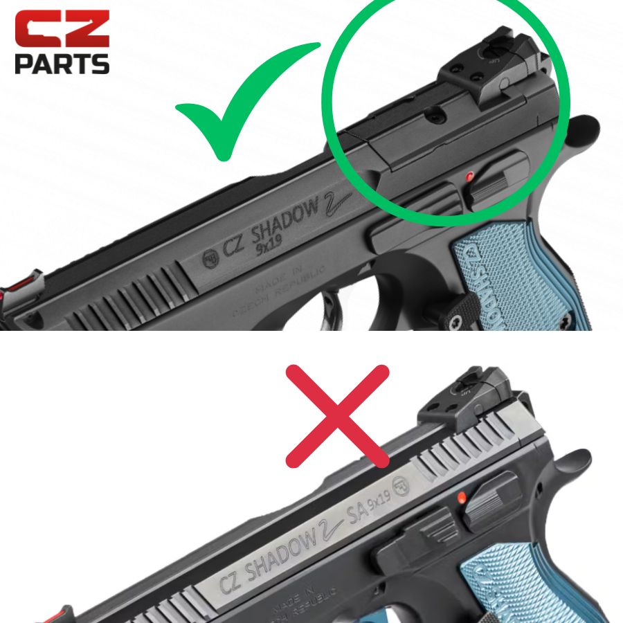 CZ Shadow 2 OR plate | C-More RTS footprint