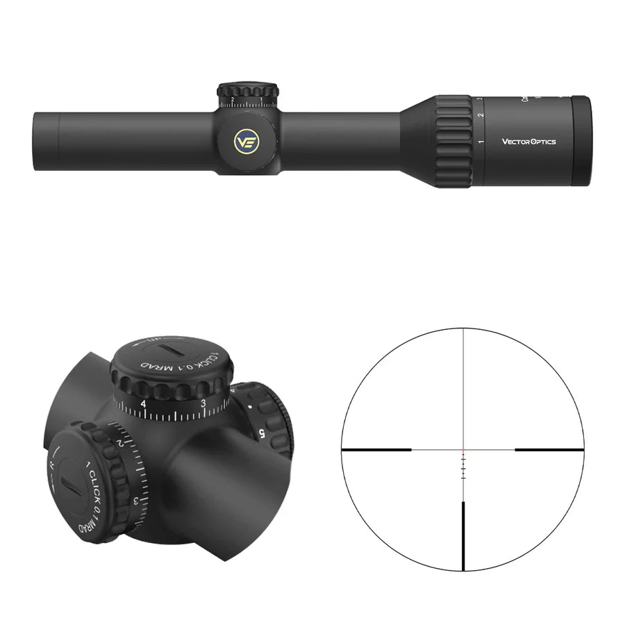 Vector Optics Continental x6 1-6x24 riflescope