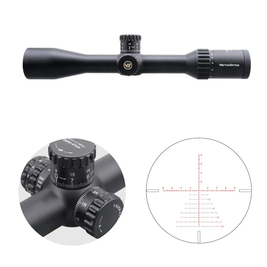 Vector Optics Continental x8 2-16x44 ED Tactical riflescope
