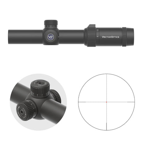 Vector Optics Forester 1-5x24 SFP Fiber riflescope