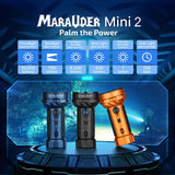 Olight Marauder 2 Mini | powerfull rechargeable flashlight | 10.000 lm