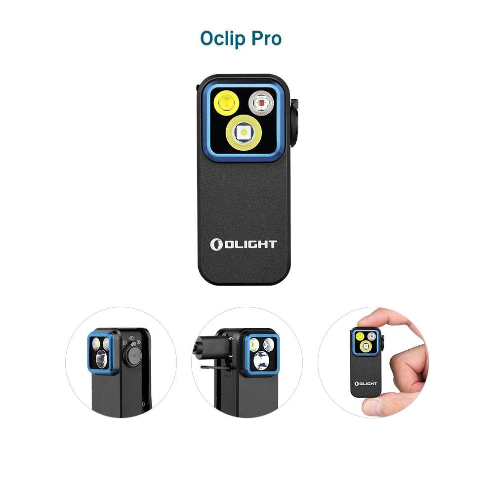 Olight Oclip Pro | multifunctional clip flashlight | 500 lm