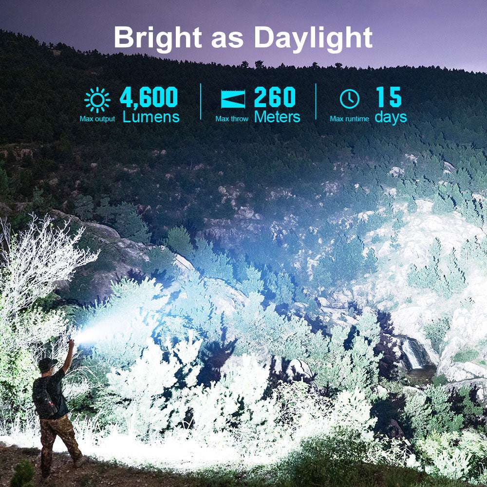 Olight Seeker 4 Pro | high-power flashlight | 4.600 lm