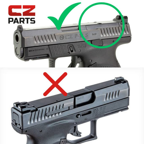 CZ P-10 Optics Ready plate | Holosun K-series footprint